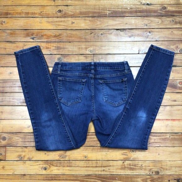 TOMMY Hilfiger jeans skinny mid rise stretch blue denim preppy size 4 regular - Picture 2 of 10